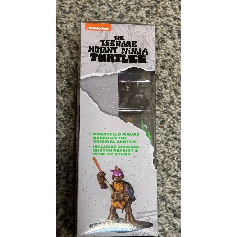 TMNT Original Sketch Donatello Action Figure 40 Year Teenage Mutant Ninja Turtle